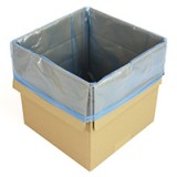 Blue Tint Gusseted Bags Liners